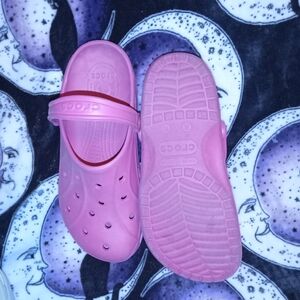 CROCS Kids Pink Slip-On Sandals